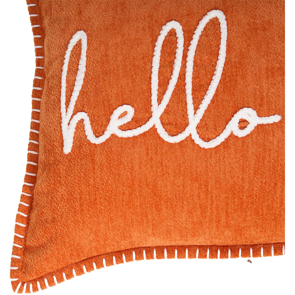Hello Autumn Cushion Orange Image 3
