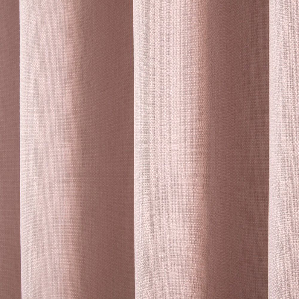 Divante Hoxton Blush Blackout Eyelet Curtains 183 x 168cm Image 3