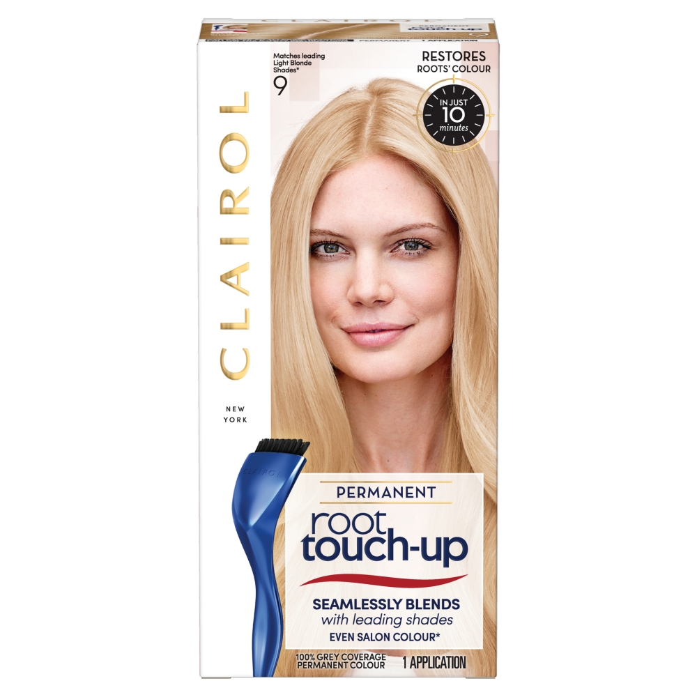 Clairol Root Touch-Up Light Blonde 9 Permanent Hair Dye Image 1