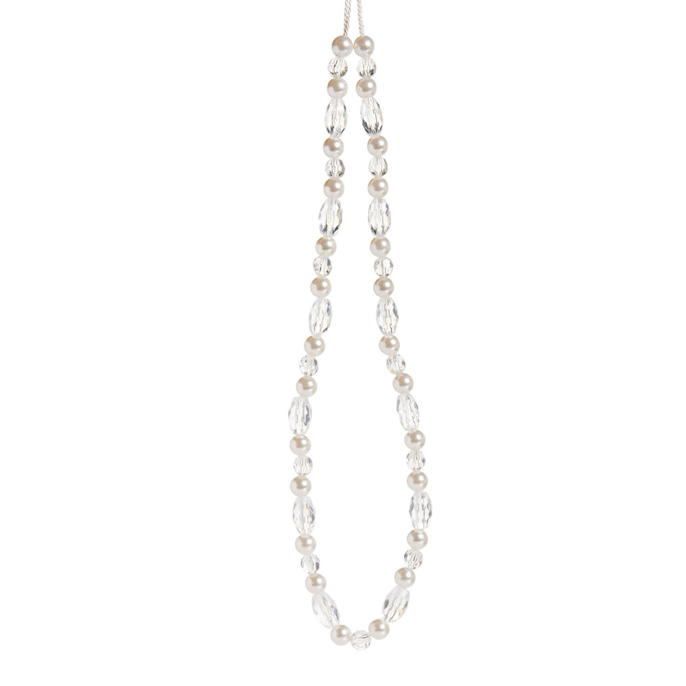 Wilko Clear Beaded Tieback Wilko