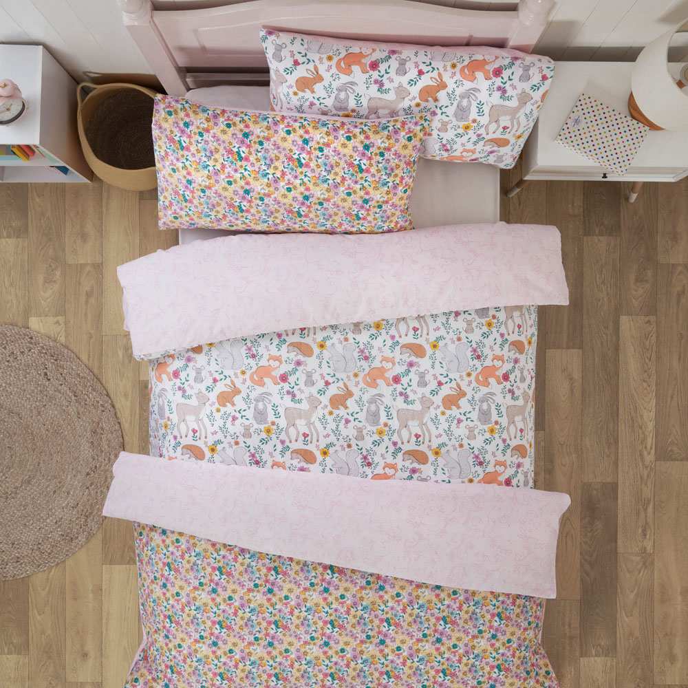 Smart Living Double Enchanted Animals Reversible Duvet Set 2 Pack Image 3
