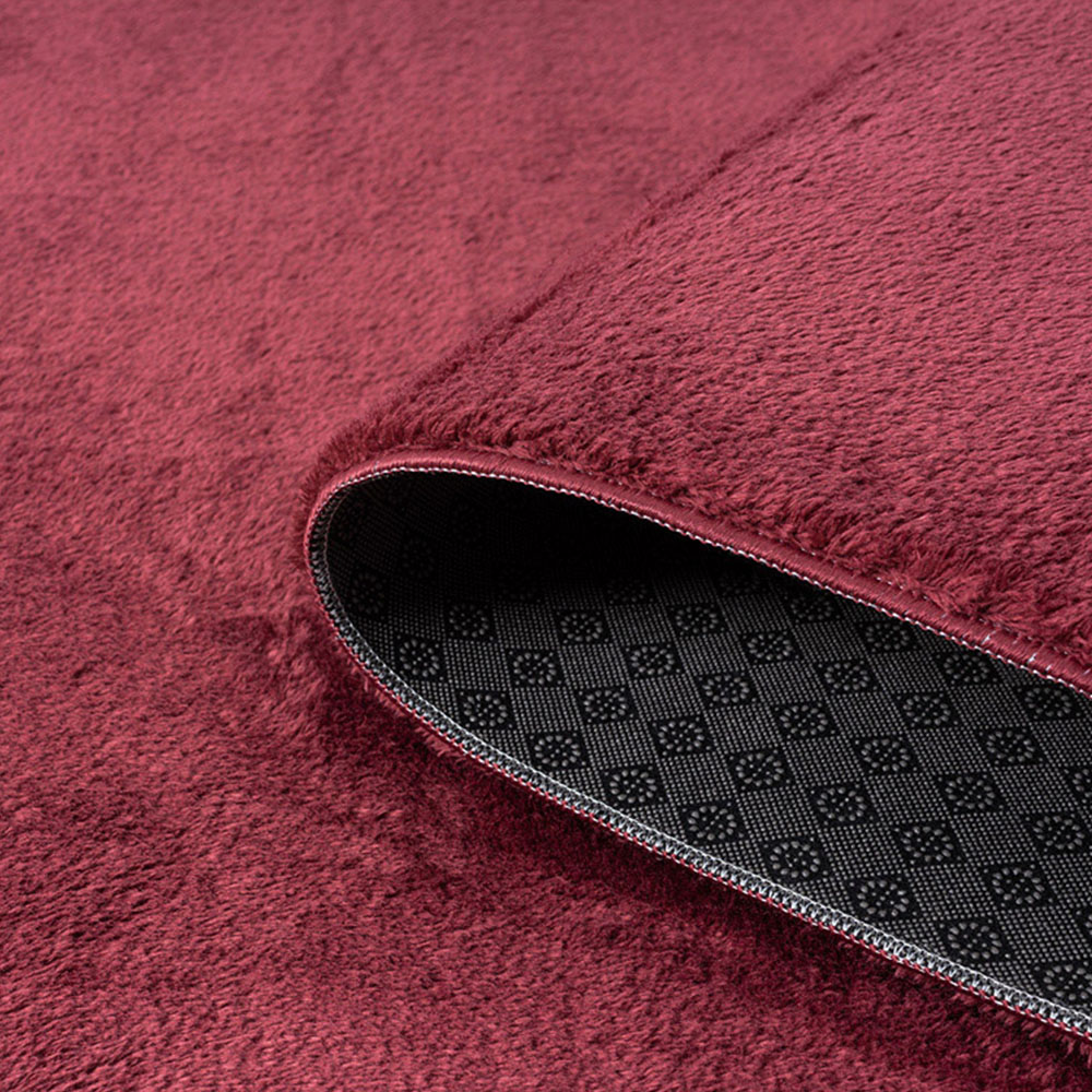 Desire Rugs Comfy Red Anti Slip Felt Backing Rug 60 x 100cm Image 4