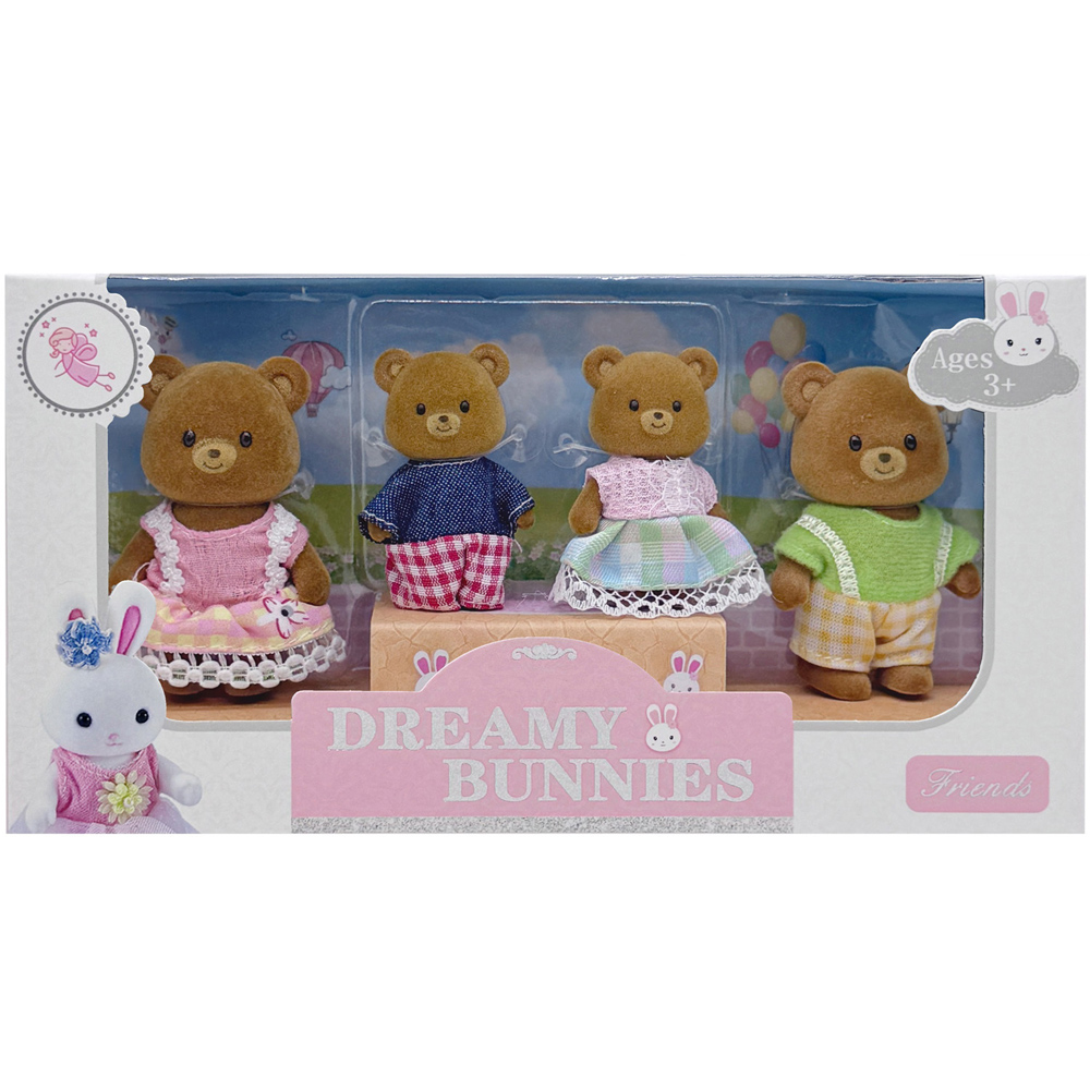 Dreamy Bunnies Friends Plush Toy Set Image 2