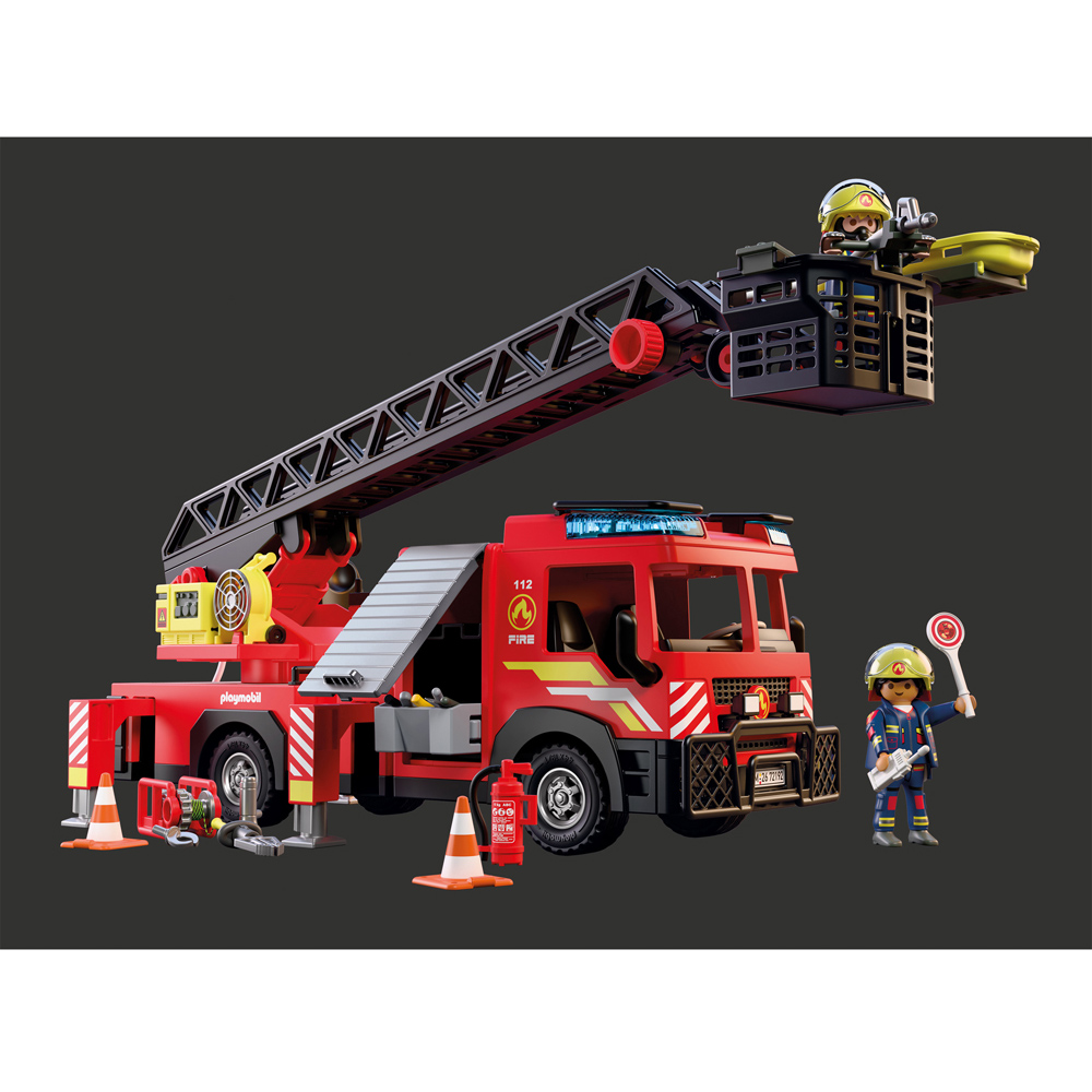 Playmobil Fire Ladder Truck Play Set Image 4