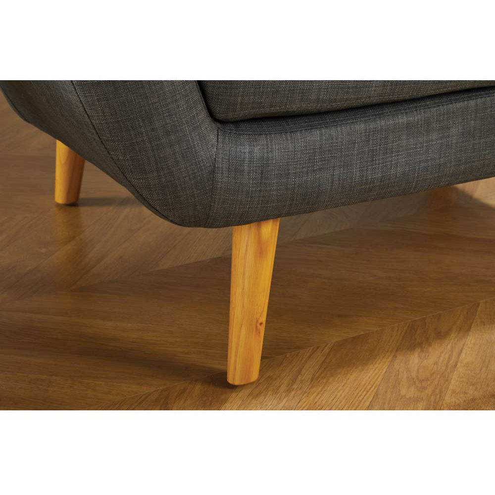 Loft 2 Seater Grey Fabric Sofa Image 6