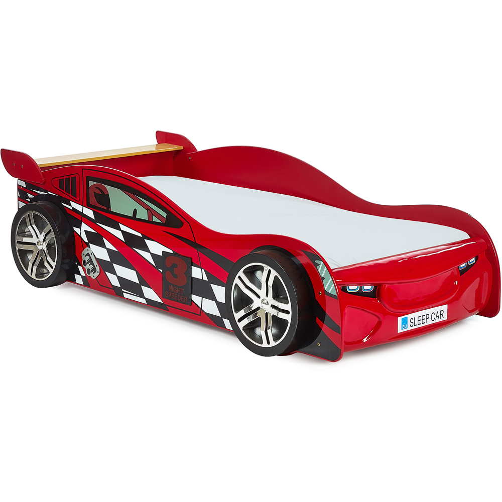 Julian Bowen Scorpion Single Red Racer Bed Frame Image 4