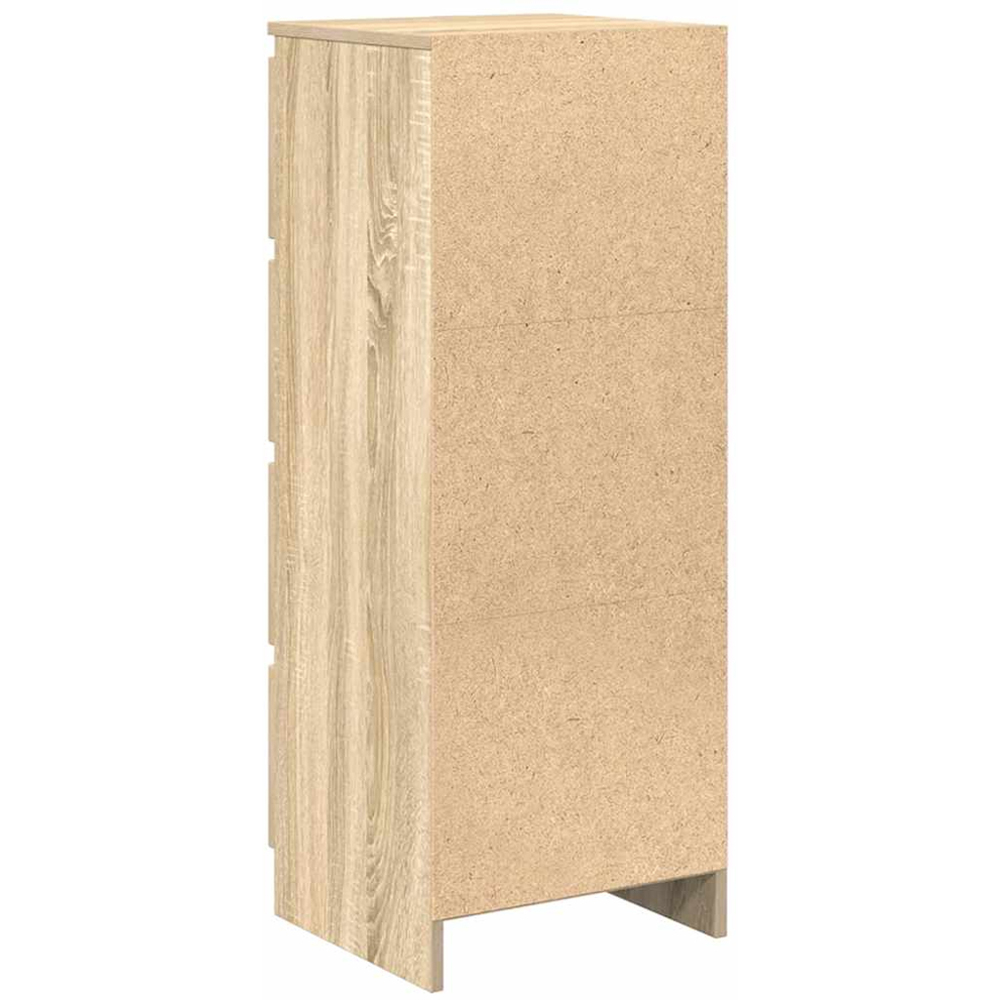 vidaXL 4 Drawer Sonoma Oak Sideboard Image 8