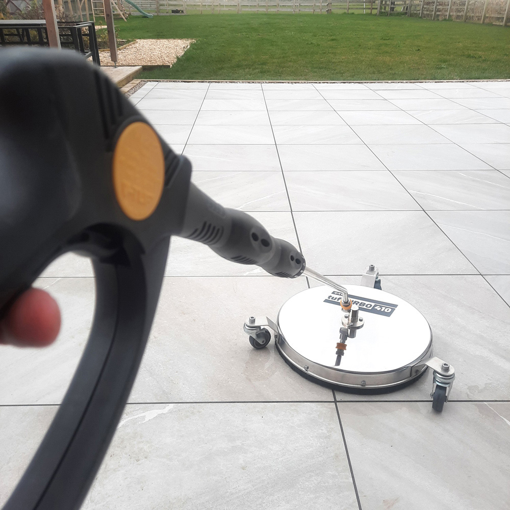 V-TUF H1.005TT tufTURBO 410mm Surface Cleaner 275Bar with Wheeled Inlet Image 2