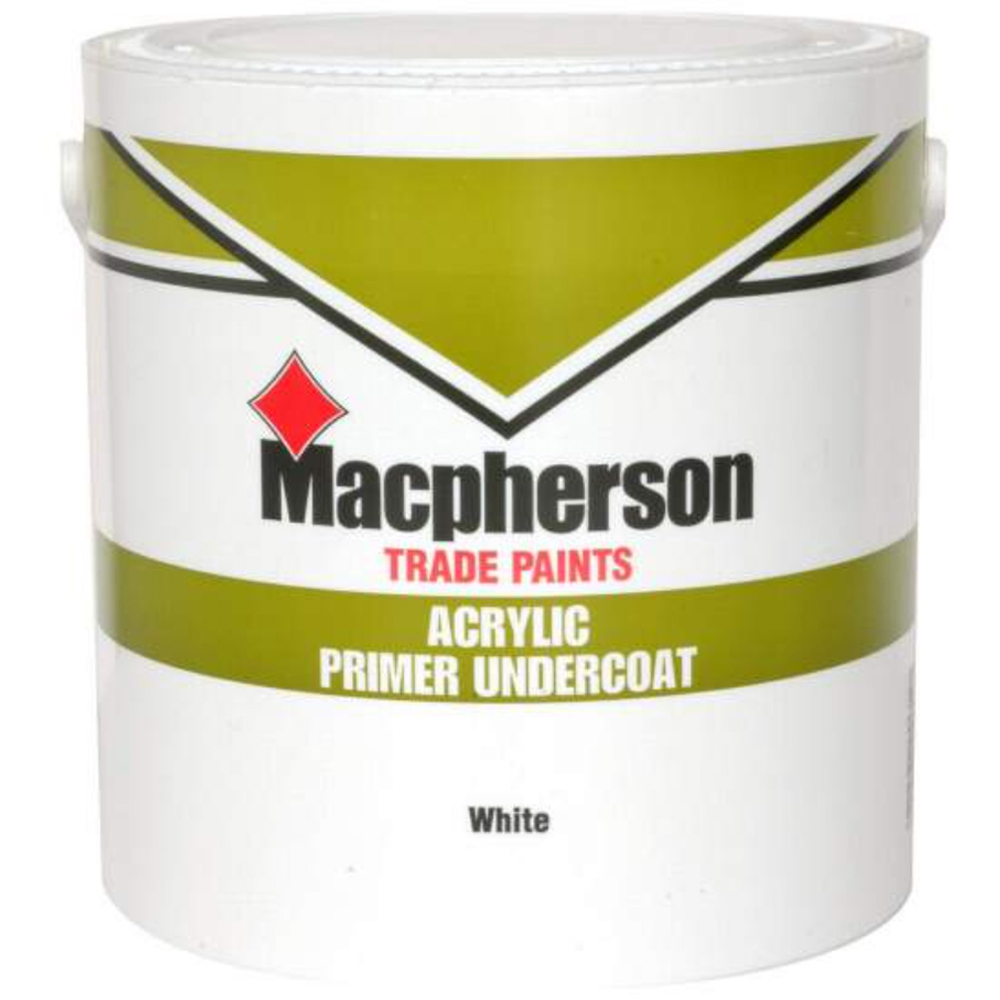 Macpherson White Acrylic Primer Undercoat 2.5L Image