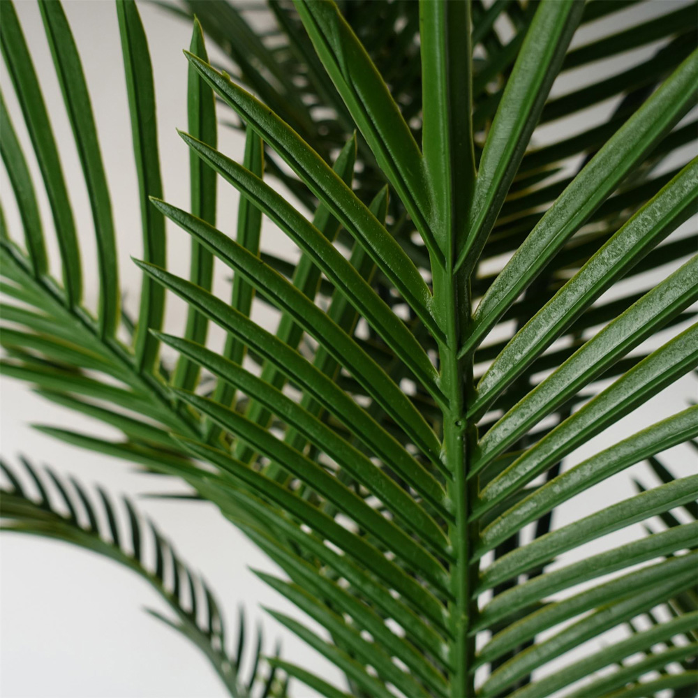 Botanik Tropical Raphis Artificial Palm Tree in Pot 4ft Image 5