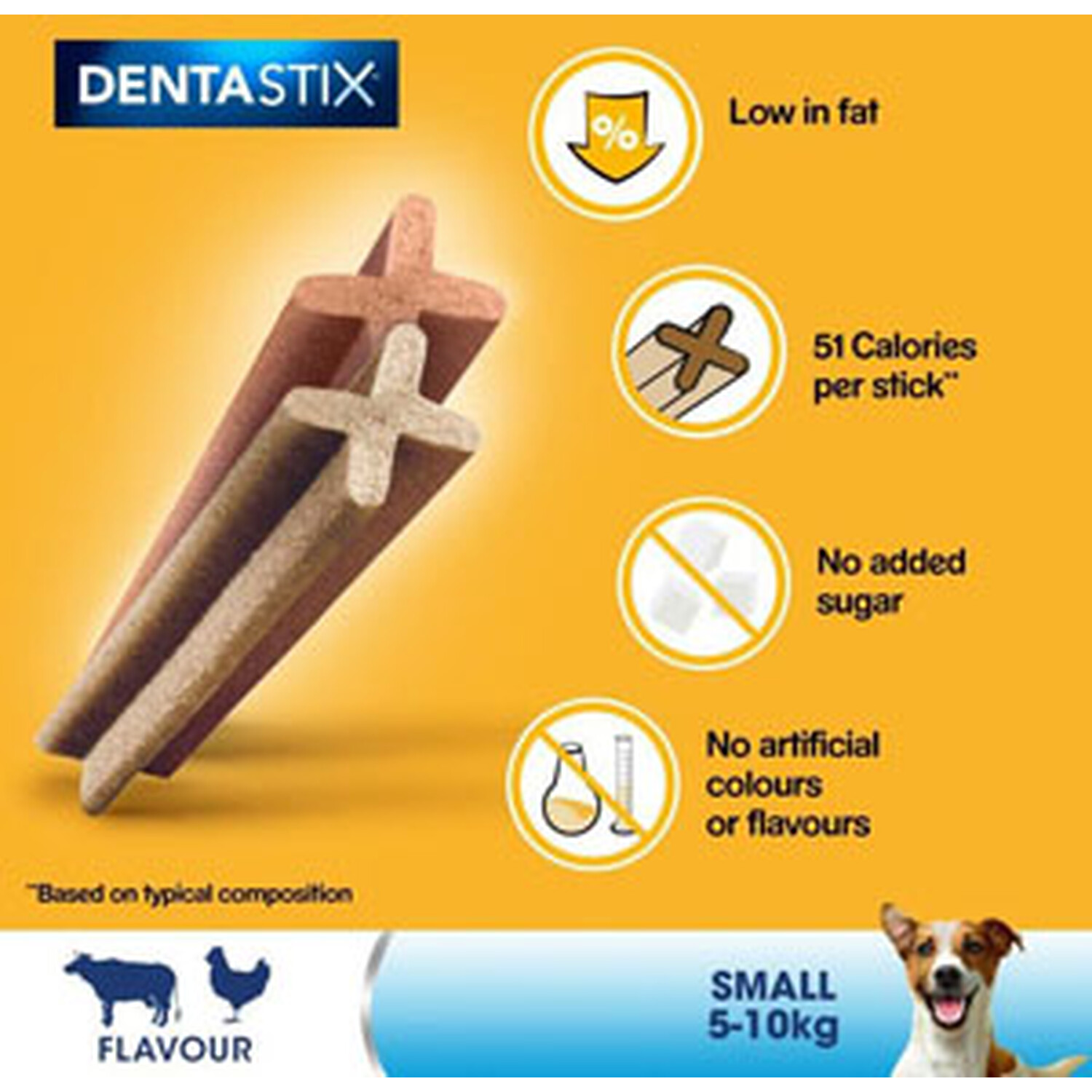 Pedigree Dentastix Daily Oral Care for Small Dogs - 70 Image 3