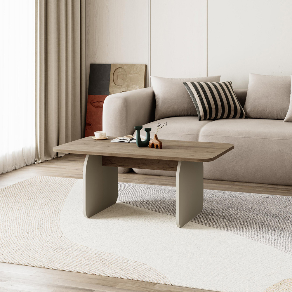 Decortie Pietra Sandstone and Sepet Coffee Table Image 5