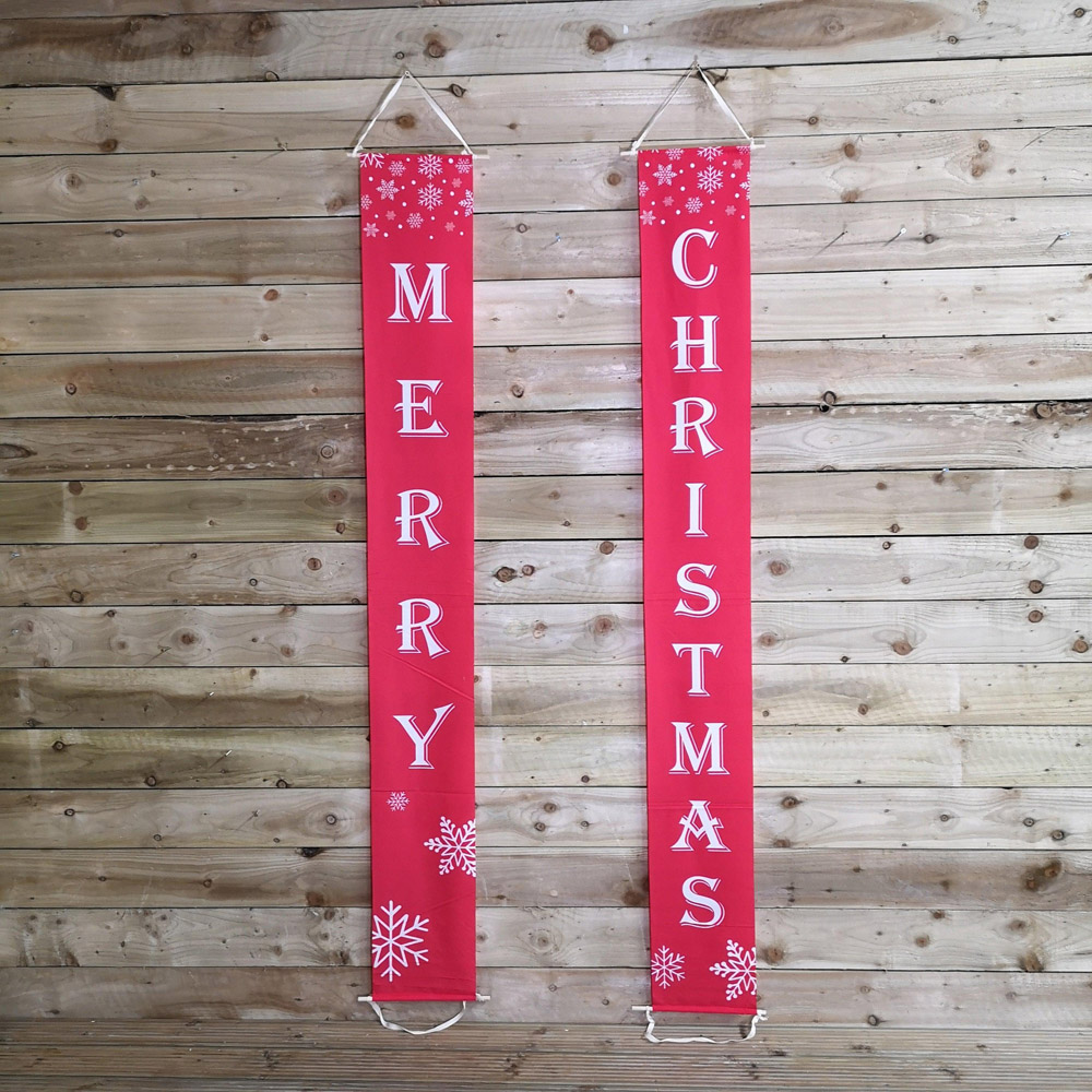Samuel Alexander Merry Christmas Greeting Fabric Banner 2m Image 2