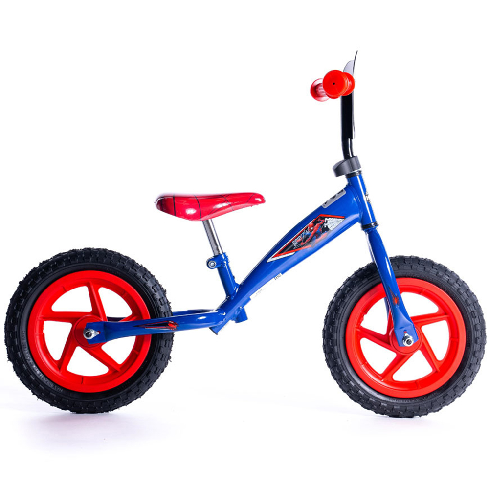 Huffy Marvel 12 inch Blue and Red Comics Spider-Man Children's Balance Bike Image 2