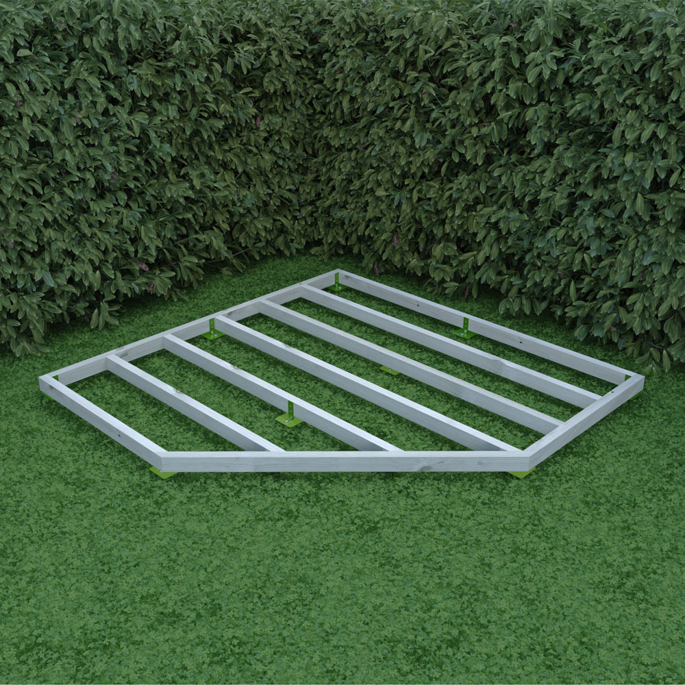 Shire GB 7 x 7ft Pressure Treated Corner Shed Base Kit Image 4
