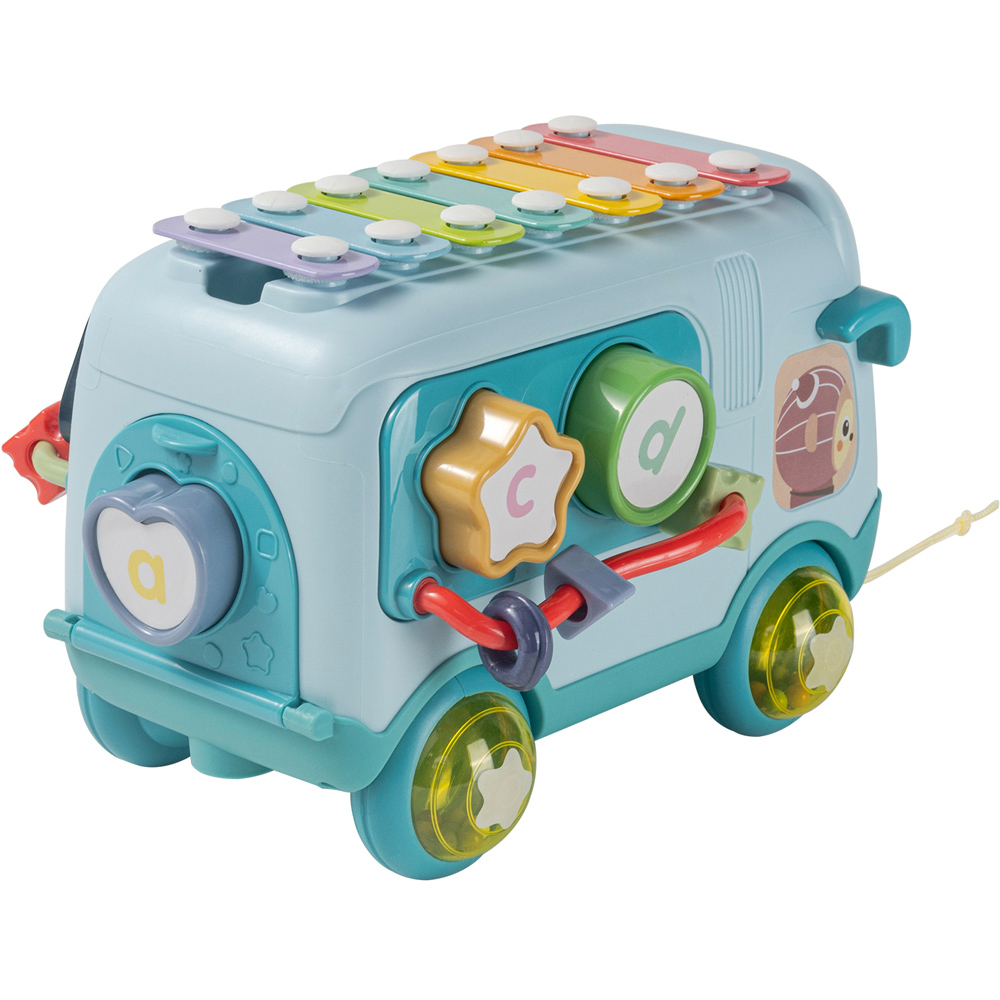 H&O Direct Kids Bus-Shape Musical Xylophone Toy Image 2