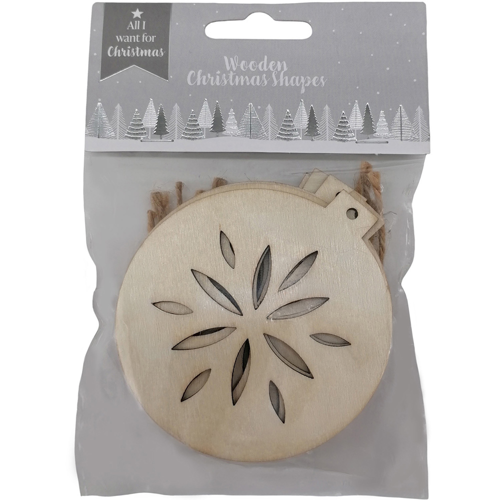 Wooden Christmas Shapes Image 4