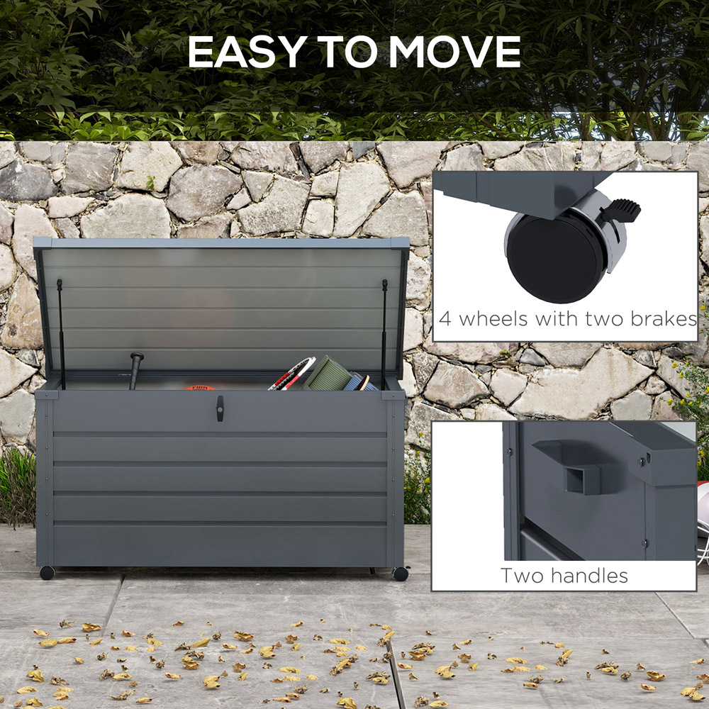 Outsunny 331L Outdoor Waterproof Storage Box Image 4