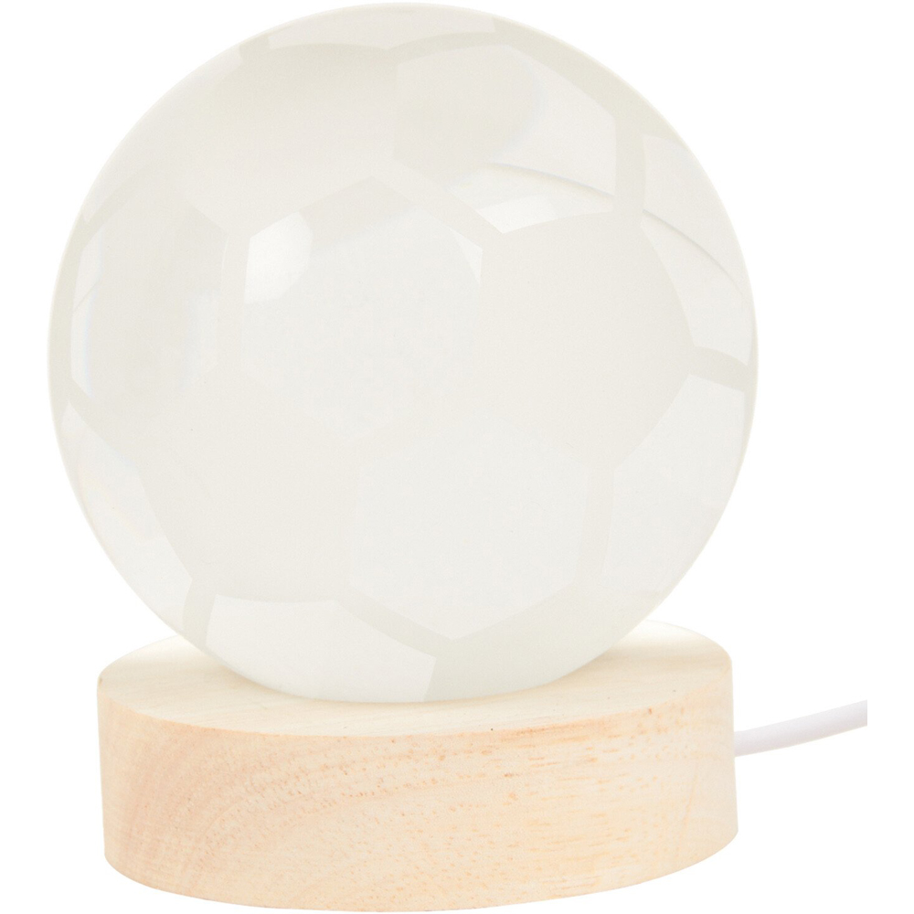 Football Glass Mini USB Light - White Image 2