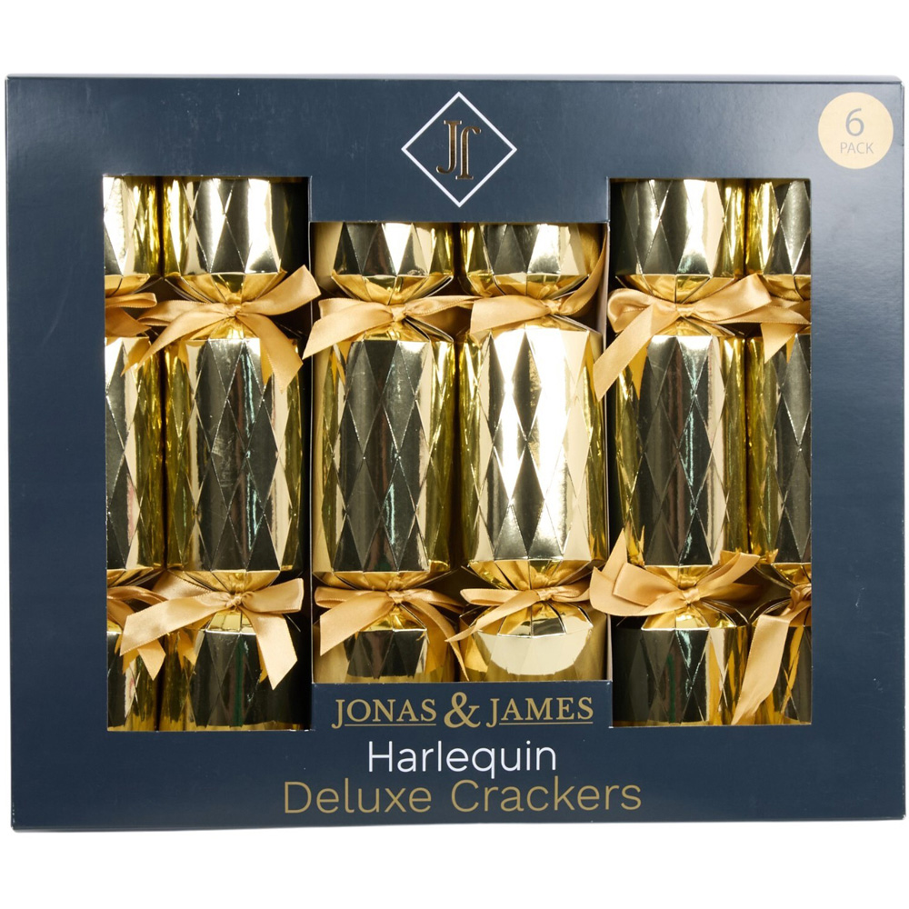 Pack of 6 Harlequin Deluxe Crackers Image 1