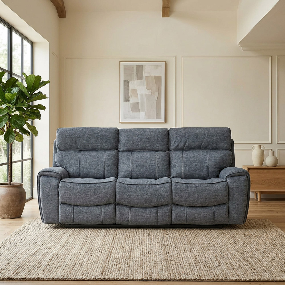 Cancun Reclining Sofa - Grey / 3 Image 1