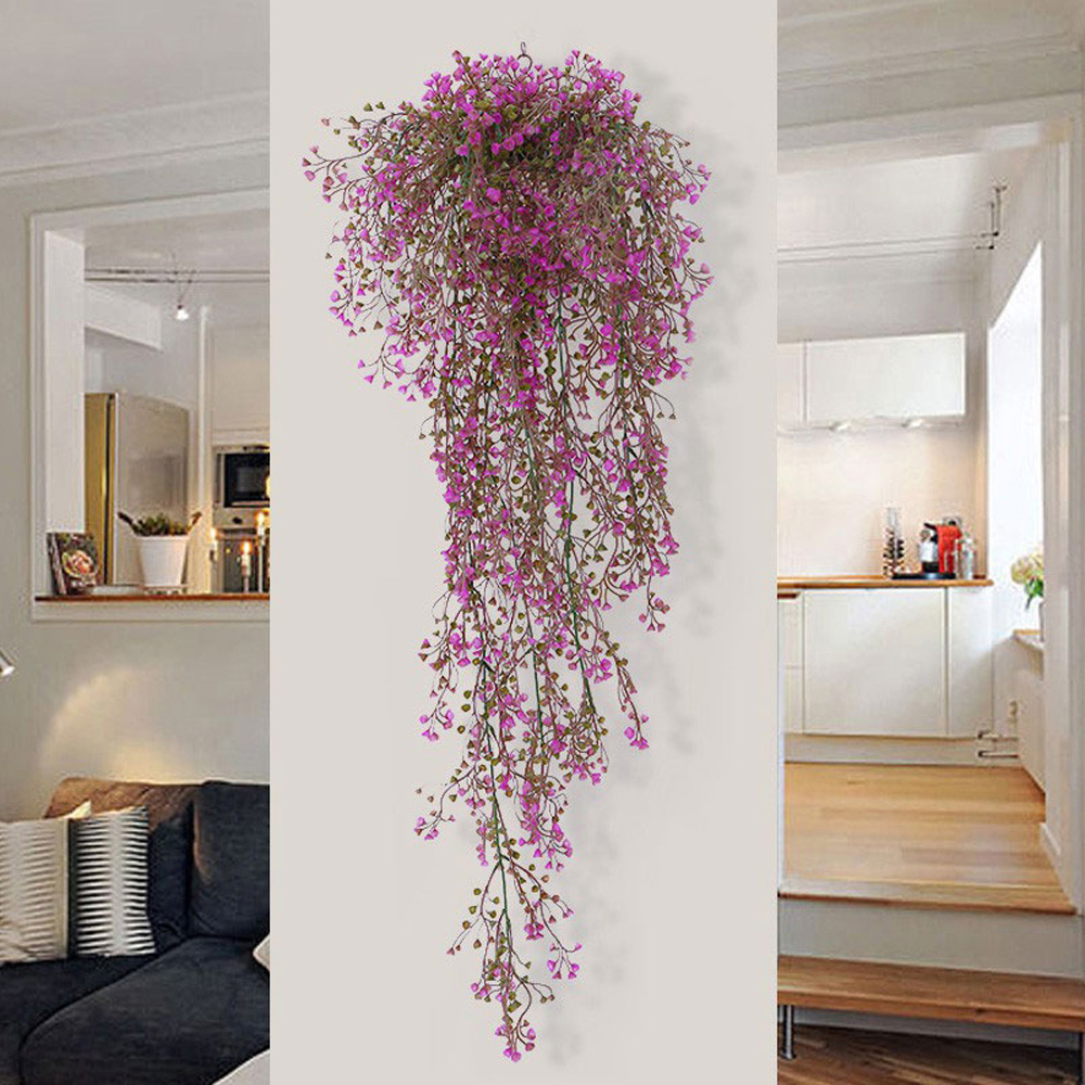 Living and Home Purple and Red Artificial Vine Plants Hanging Decoration 82cm Image 5