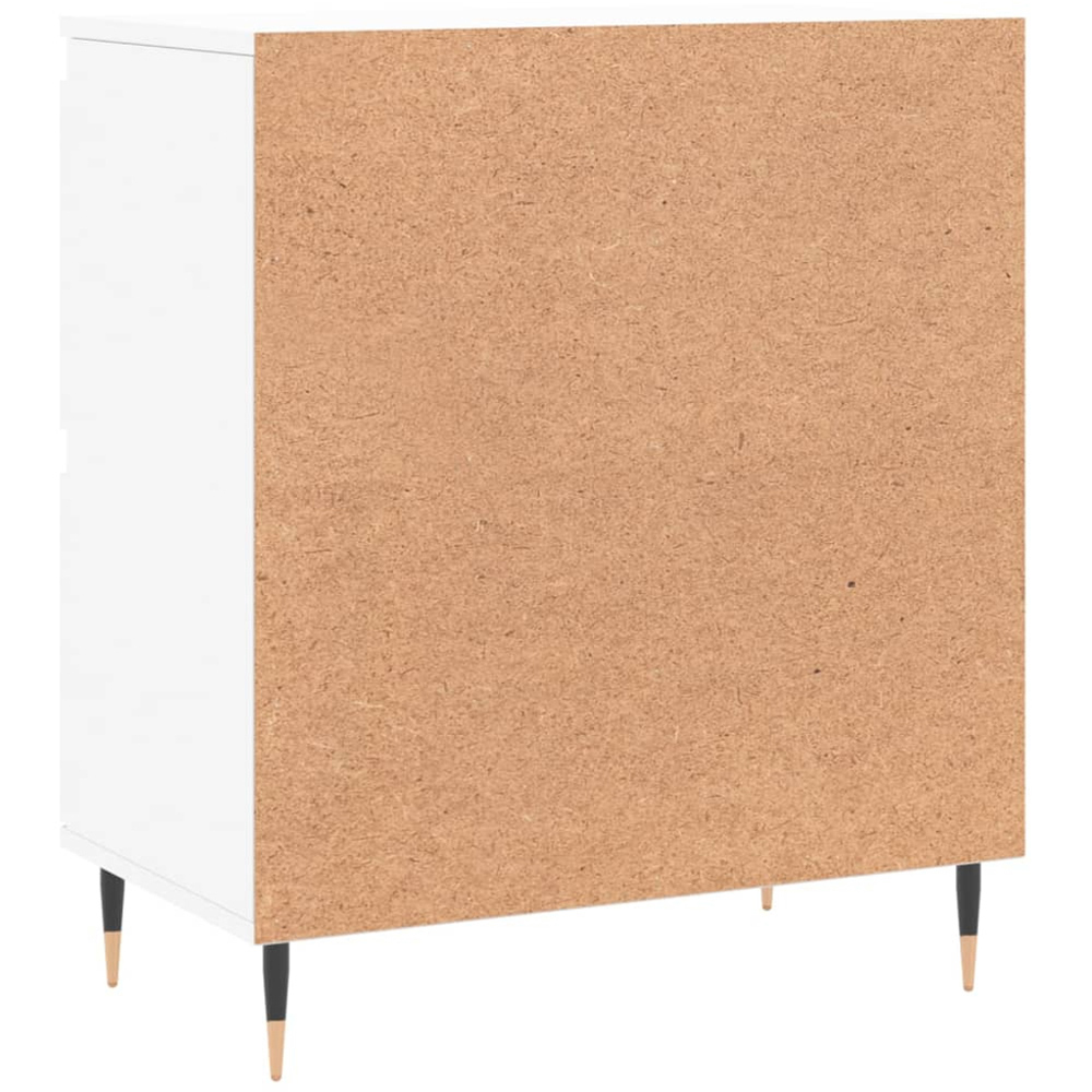 vidaXL 4 Door White Sideboard Image 8