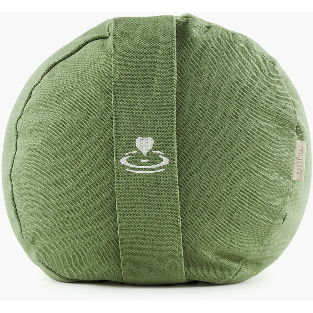 Myga Moss Buckwheat Yoga Support Bolster Pillow Image 3