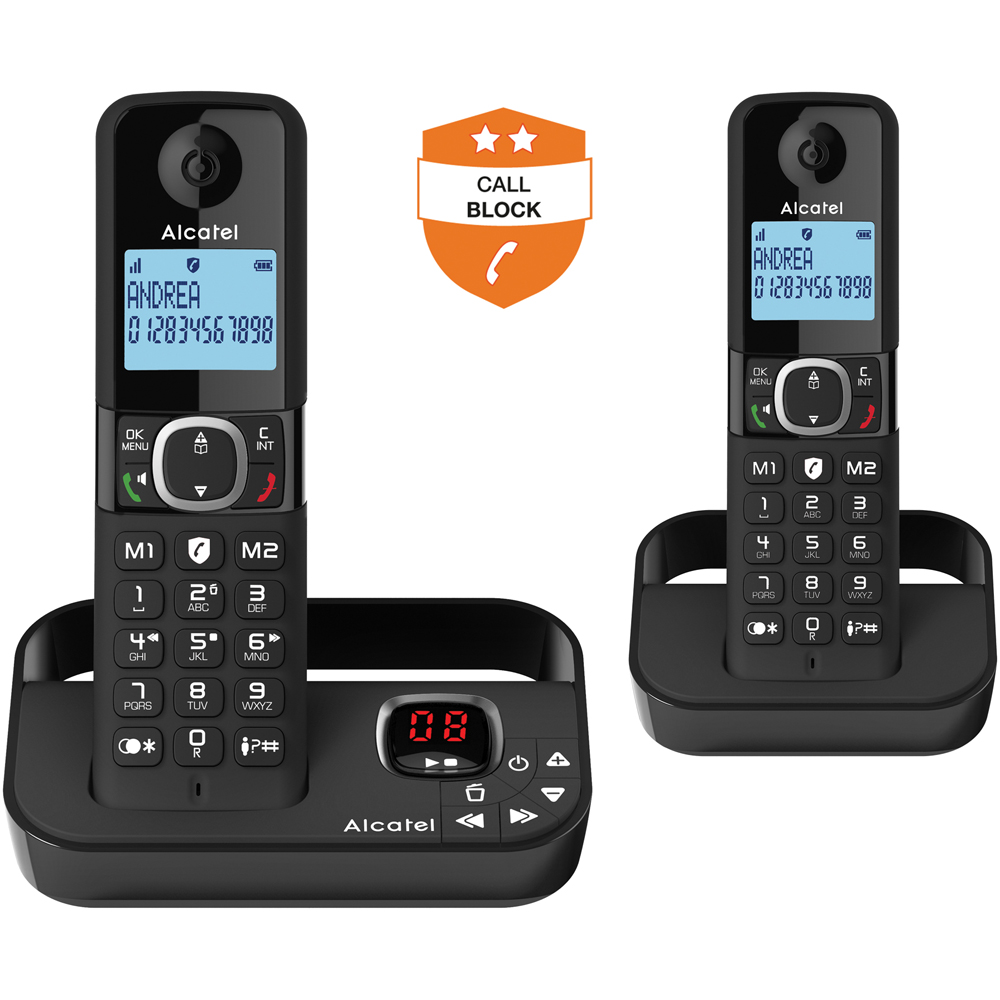 Alcatel F860 DECT Phone with Answer Machine Twin Image 2