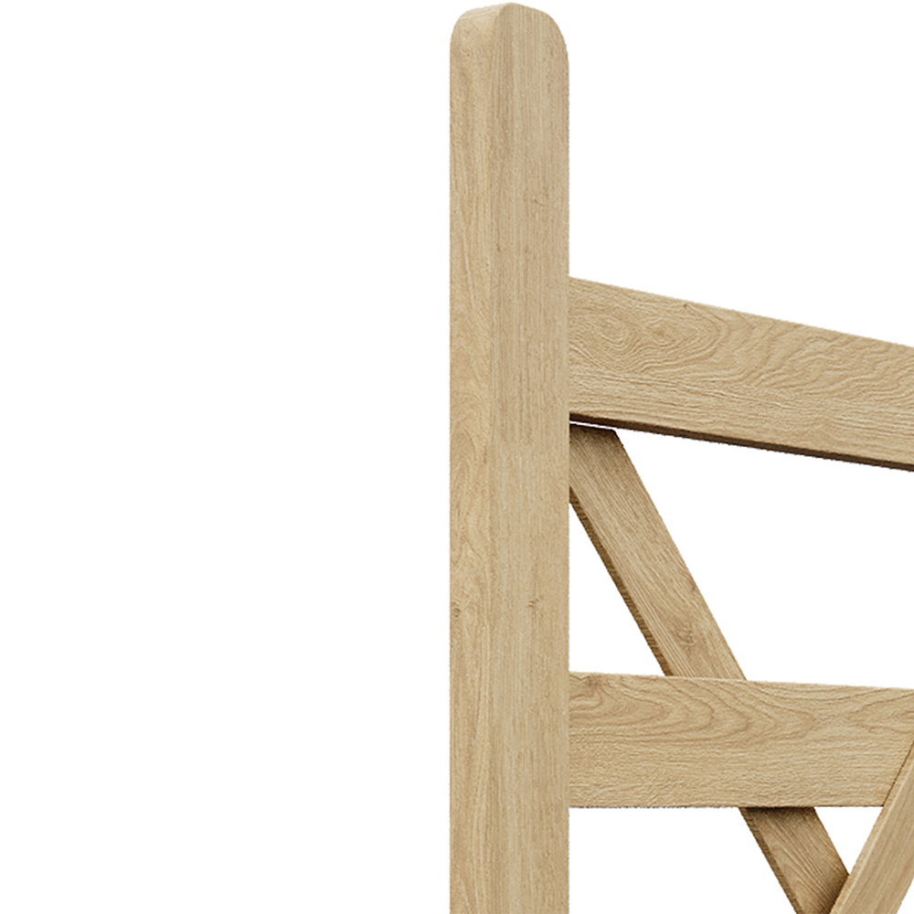 Living and Home Wooden Garden Gate 2.9 x 2.4ft Image 4