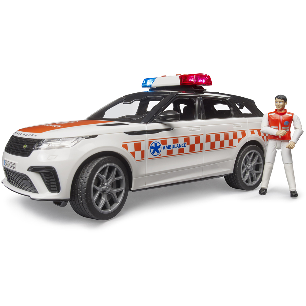Bruder Range Rover Velar Emergency Vehicle with Driver Figure Image 3