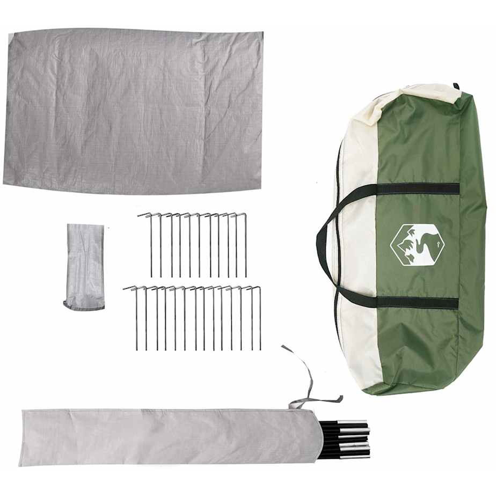 Walplus 6 Person Waterproof Tipi Family Tent Green Image 6