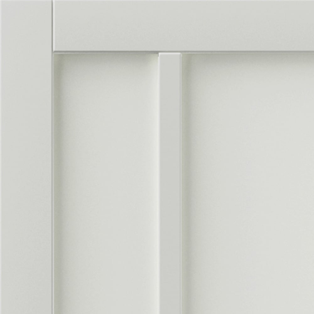 JB Kind City Urban Industrial White Art Deco Style Internal Door 1981 x 610mm Image 3
