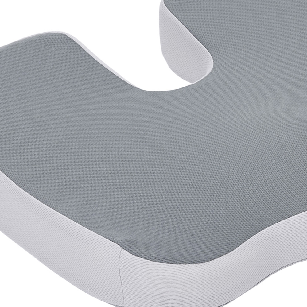 Living and Home Grey Memory Foam Seat Cushion 43 x 35cm Image 5