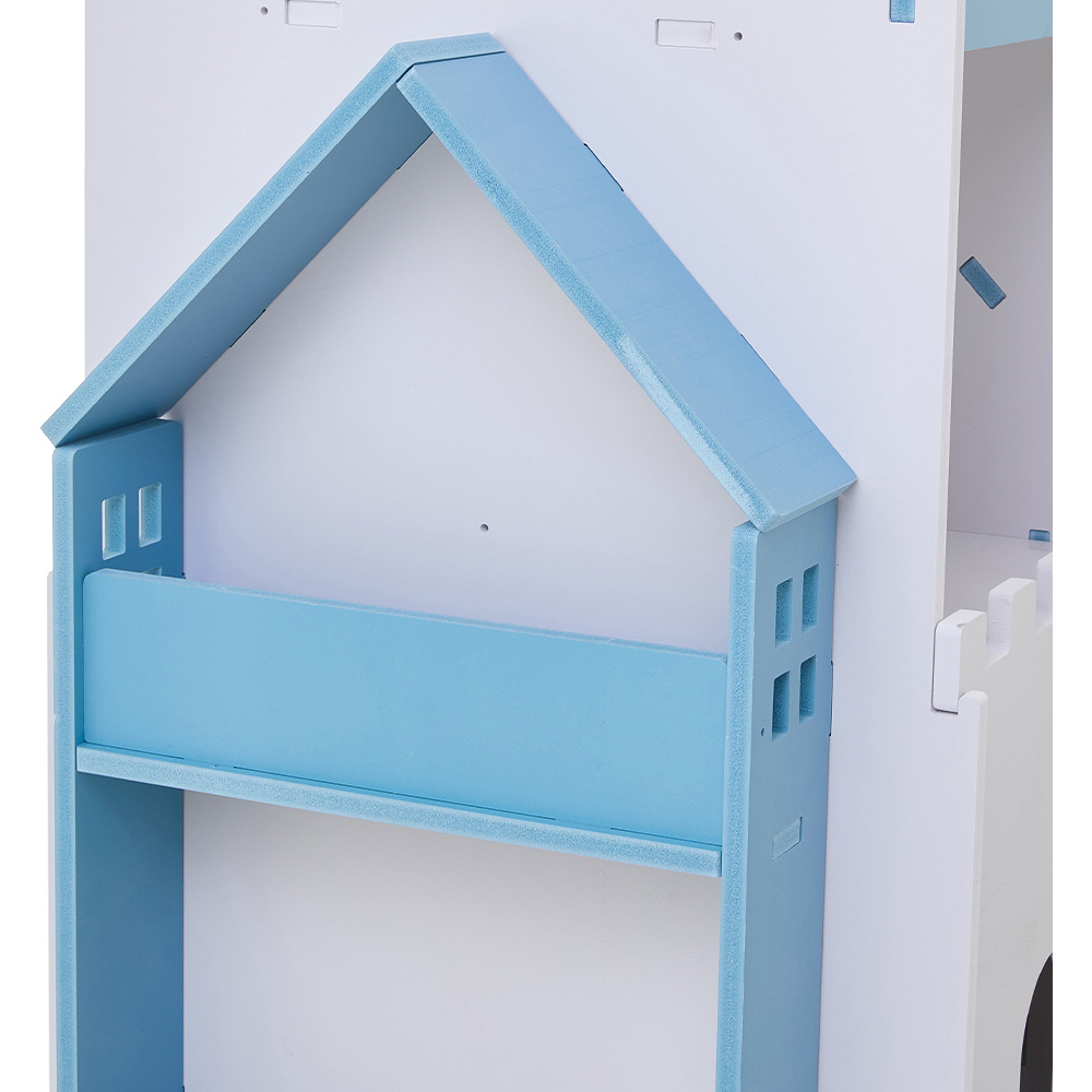Living and Home 3 Tier Blue Rotating Kids Castle Bookshelf Image 5