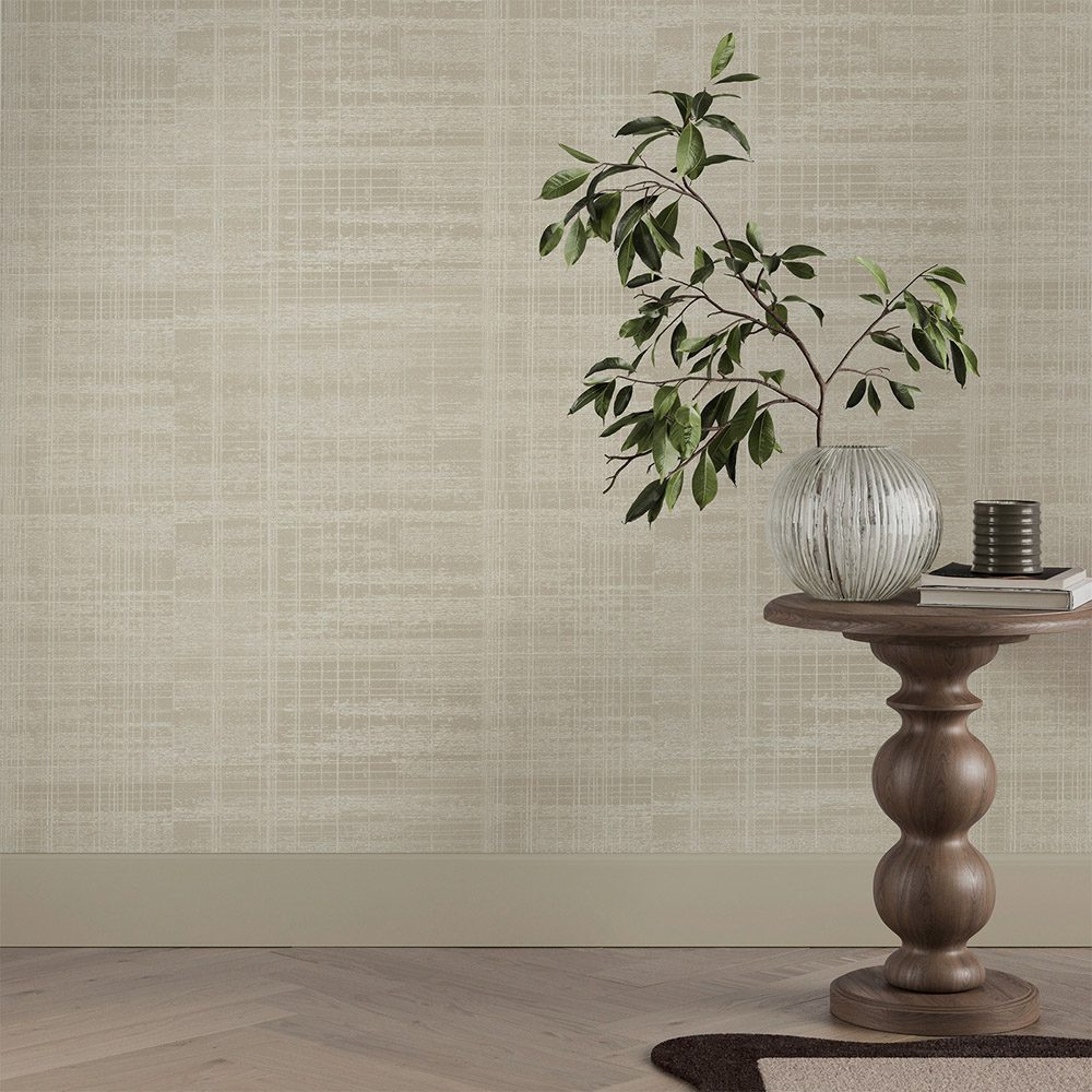Boutique Lamont Weave Sand Wallpaper Image 3