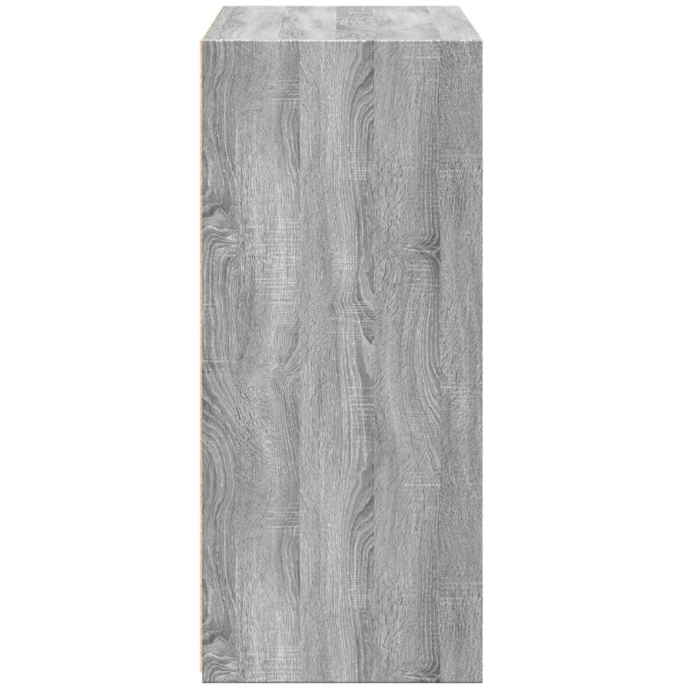 vidaXL 3 Shelf Grey Sonoma Sideboard Image 5