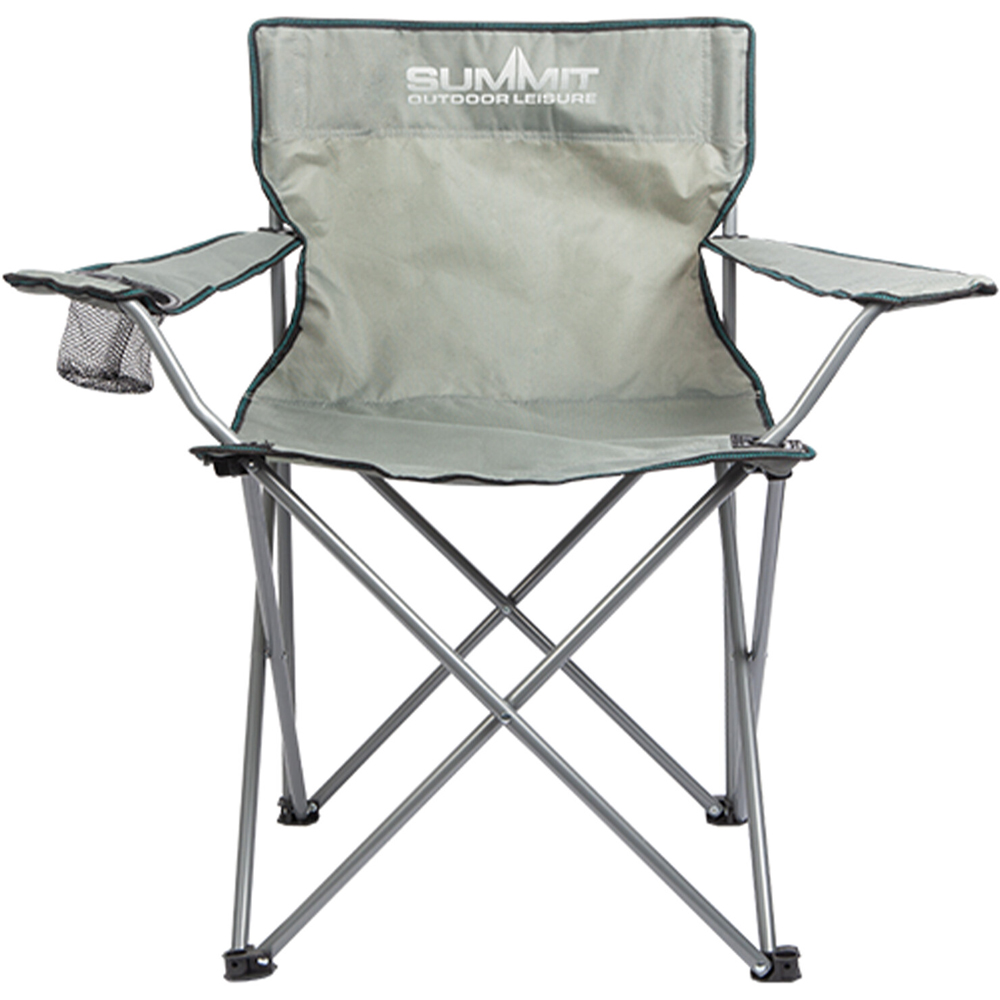 Summit Quickseat Folding Chair with Carry Bag Moon Mist Grey Image 3