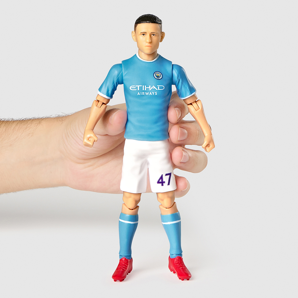 Banbo Foden Manchester City Fully Articulated Football Figurine Image 5