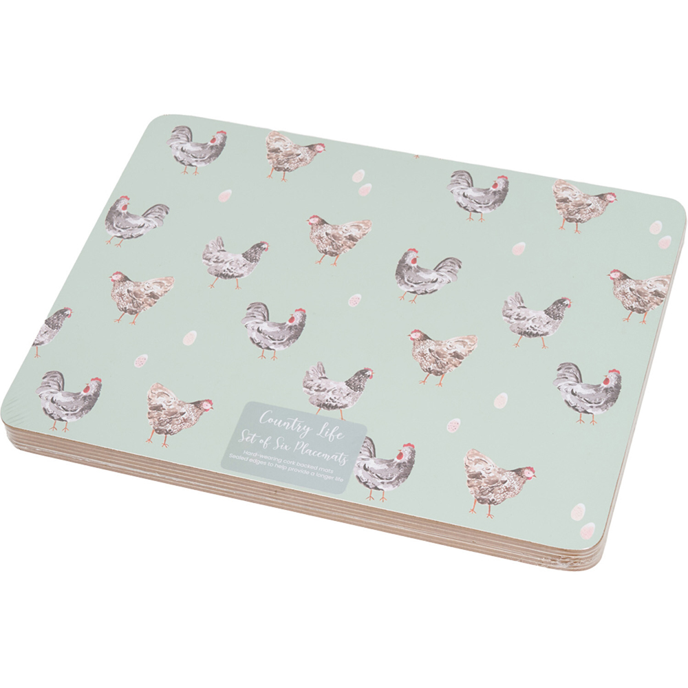 Pack of 6 Country Life Placemats Image 2
