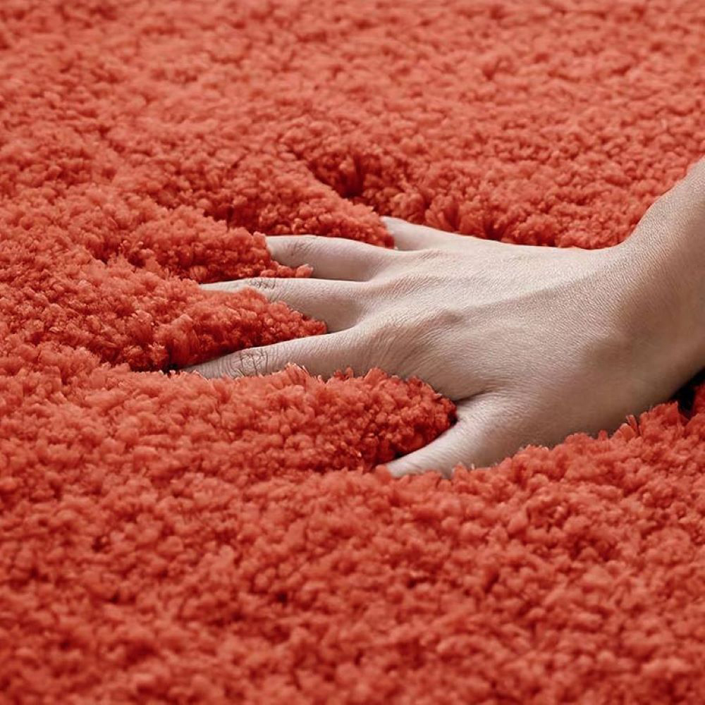 Allure Bath Fashions Terracotta Microfibre Luxury Non-Slip Bath Mat 50 x 80cm Image 3
