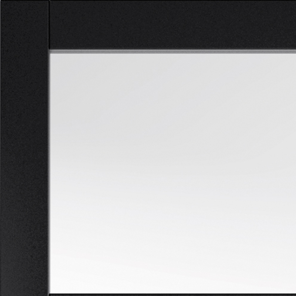 JB Kind Metro Urban Industrial Black Clear Glass Internal Door 1981 x 838mm Image 3