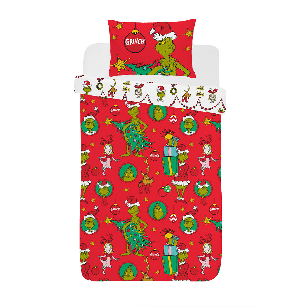 The Grinch Christmas Is Coming Duvet Set Single Image 7