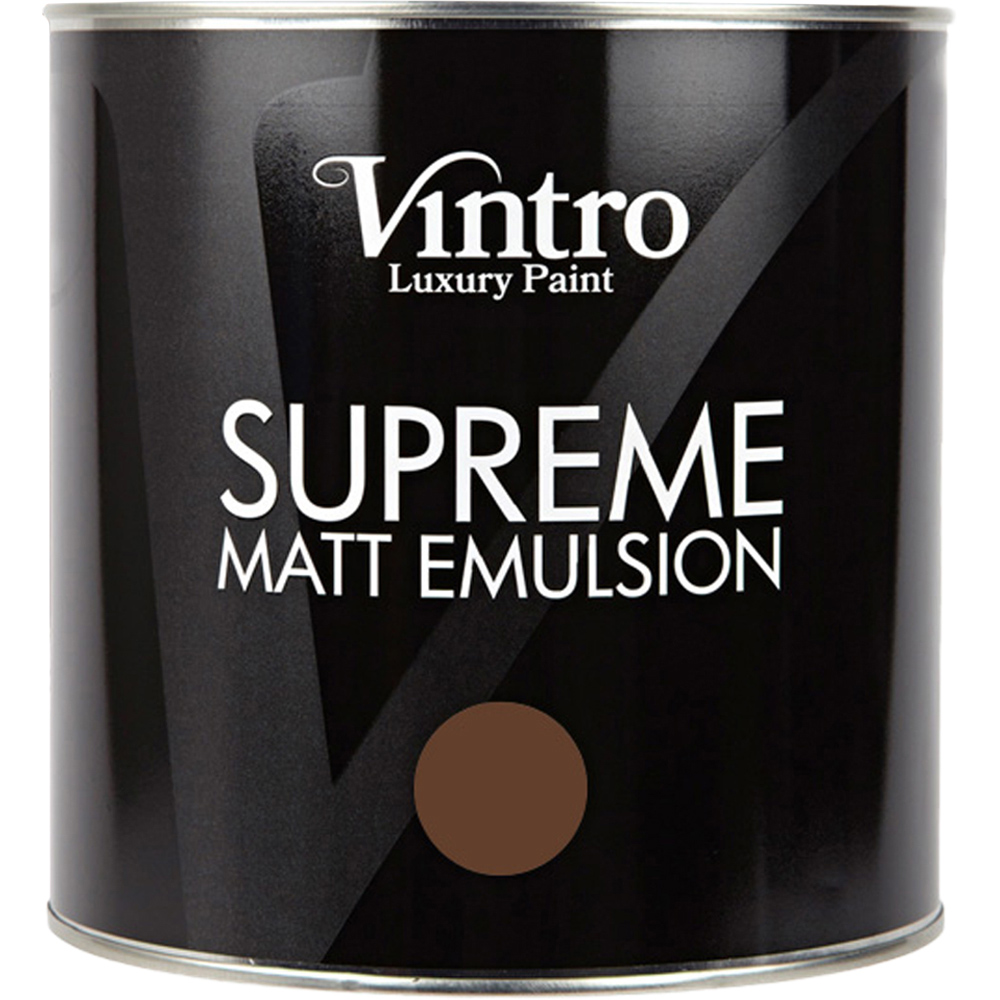 Vintro Paint Chocolate Matt Emulsion Interior Paint 2.5L Image 2