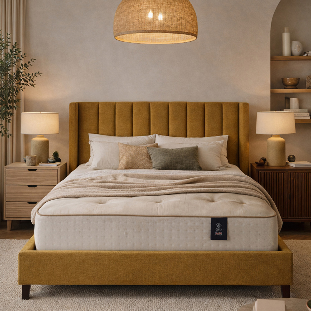 Aspire Prestige Double Dual-Sided Medium Firm Cashmere Wool Pocket Spring Mattress Image 5