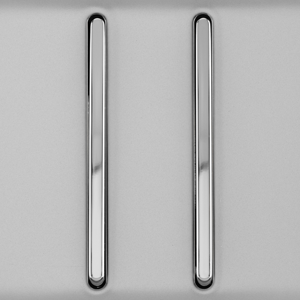 Trendi Switch 2 Gang 10amp Brushed Steel Rocker Light Switch Image 2