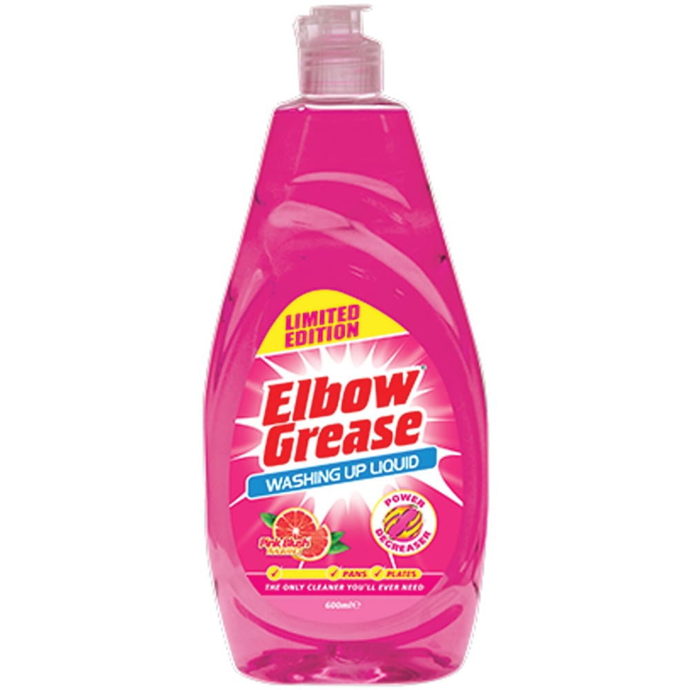 Elbow Grease Pink Blush Washing Up Liquid 600ml Image