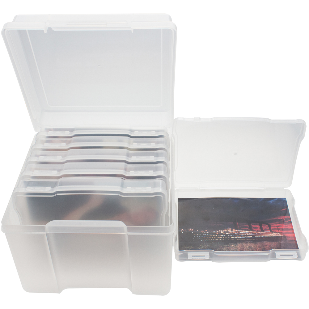 Avilo Clear Photo Storage Box 6 x 4 inch Image 4