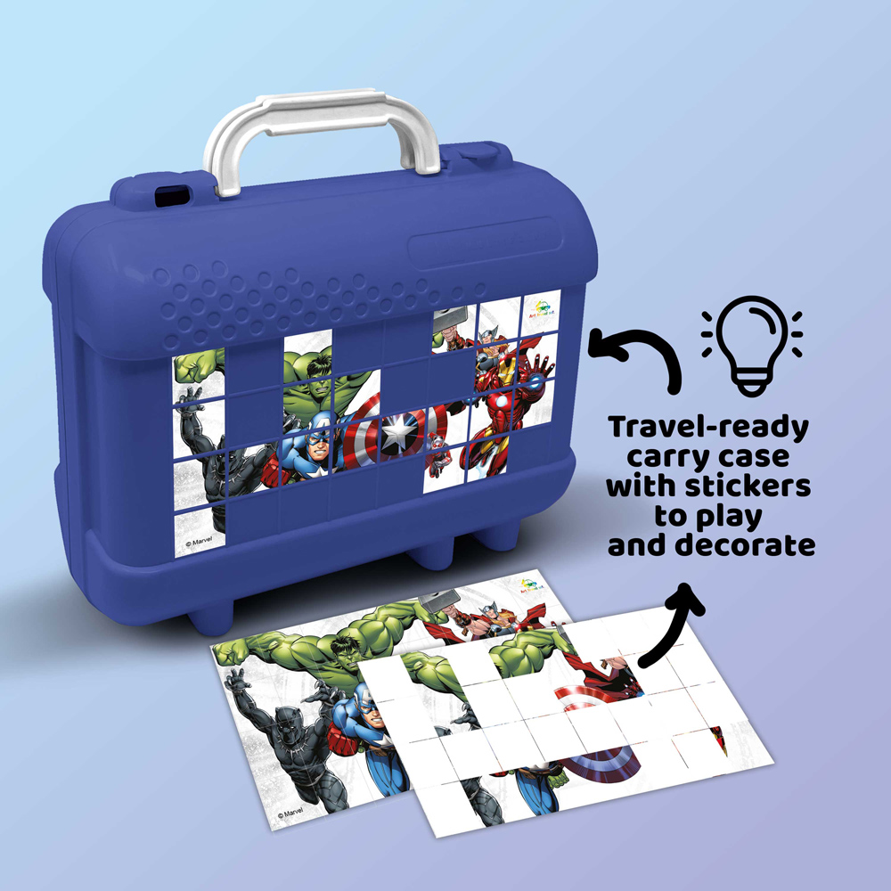 Multiprint Marvels Avengers Kids Travel Colouring and Stamp Set Image 4