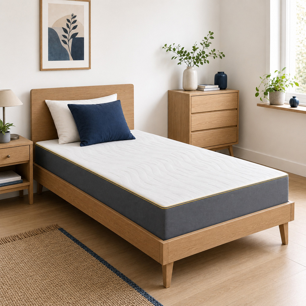 Visco Therapy Single Bliss Ortho Gel Memory Foam Mattress with Deep Sleep Pillow Image 2